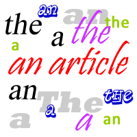 Article คือ คำนำหน้านาม ( Determiner – Article)