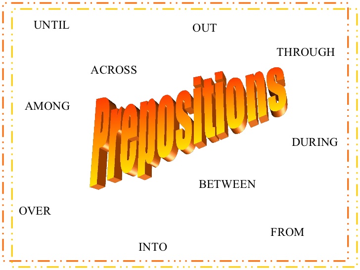 Preposition คือ อะไร