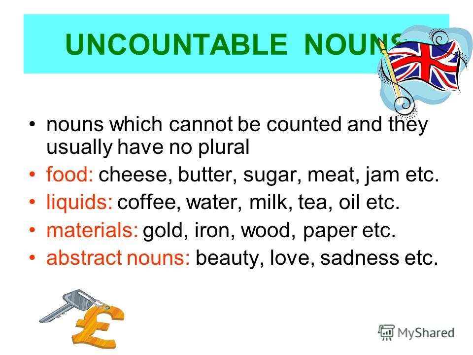 uncountable noun คือ อะไร